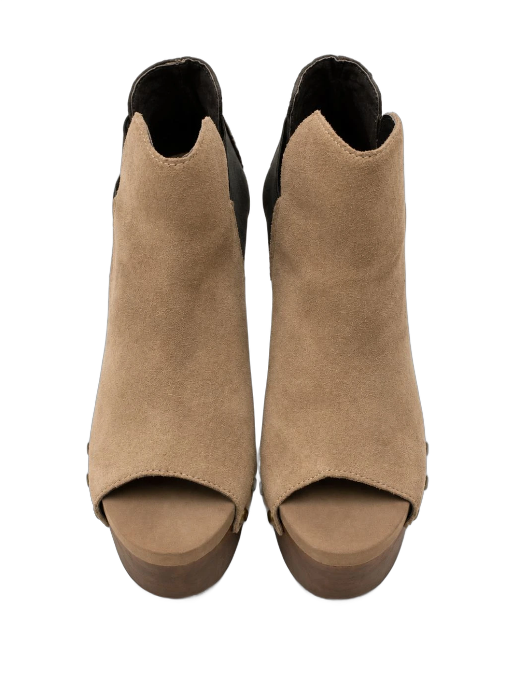 Suede Wood Clog